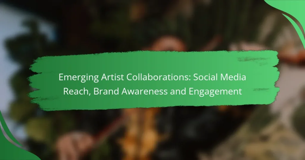 Emerging Artist Collaborations: Social Media Reach, Brand Awareness and Engagement