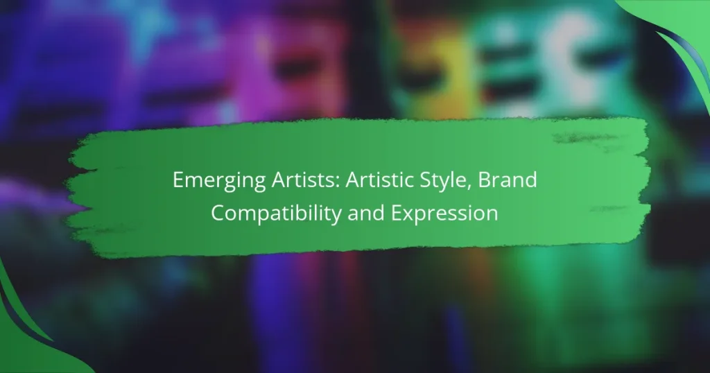 Emerging Artists: Artistic Style, Brand Compatibility and Expression