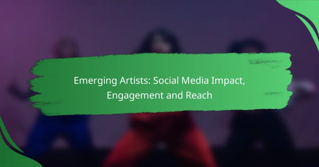 Emerging Artists: Social Media Impact, Engagement and Reach